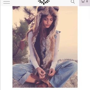 Spirithood Red Fox hat/hood